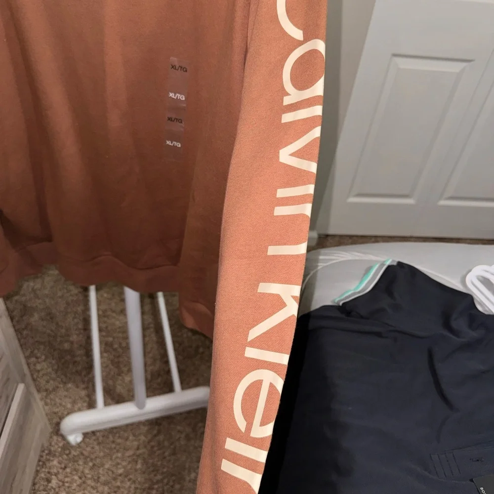 Calvin Klein Jeans Black Crewneck with Camo CK Logo